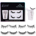 false eyelashes suit fox series 2 pairs of round magnetic thick magnetic eyelashes one piece magnetic curling