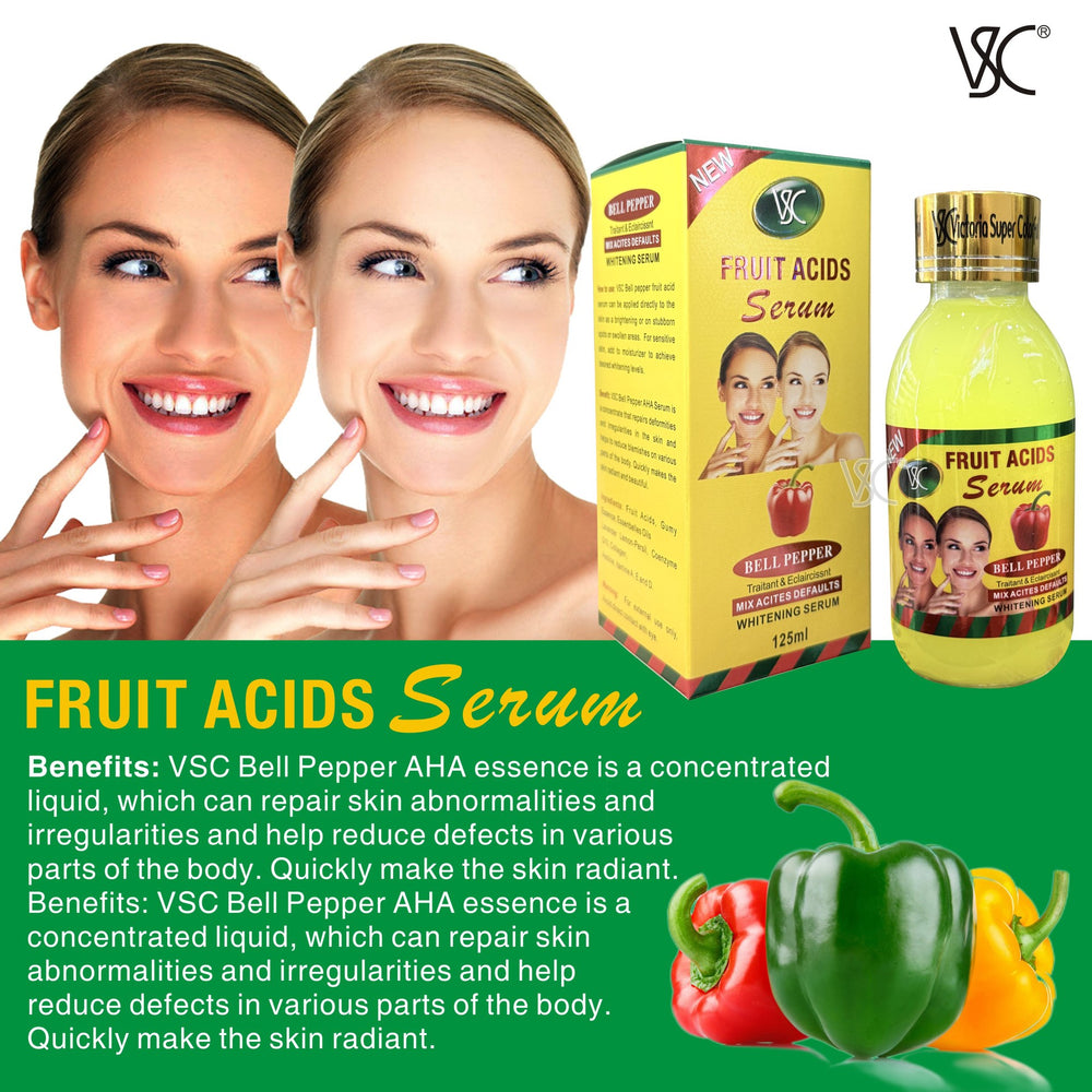 vsc 7-day arbutin brightening serum - repairing, kojic acid brightening, moisturizing, fruit amide stock solution 125ml