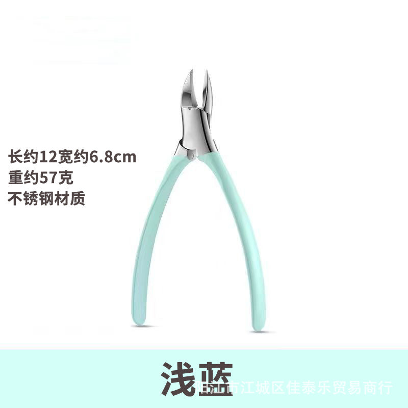 High-quality hawkbill nail clippers - heavy-duty manicure & pedicure tool set for home use - includes cuticle nippers, dead skin remover, and ingrown toenail clippers