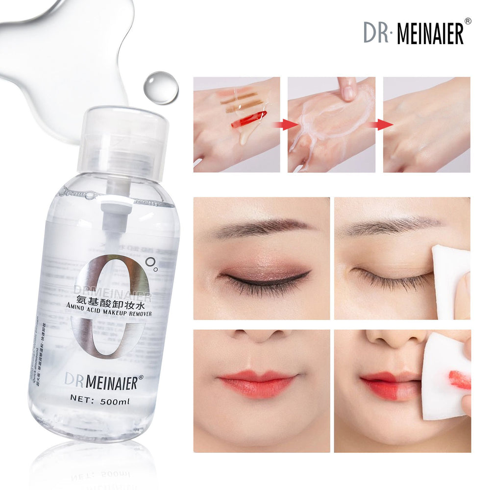 Wholesale bestseller: amino acid makeup remover - 3-in-1 cleanser for eyes, lips, and face. popular online, 500ml
