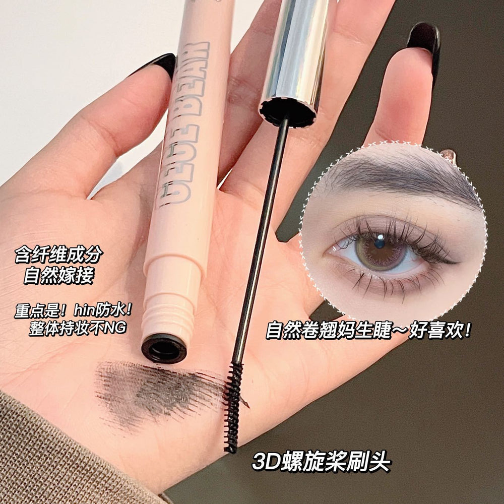 Gege bear gege bear slim curl mascara small brush head thick and long-lasting hair-styling waterproof non-smudged