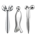 bestseller: 3d roller facial massager - zinc alloy massage wand for face lifting, firming, and eye massage