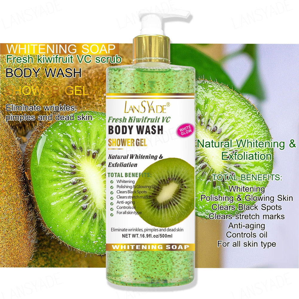 papaya scrub shower gel 500ml fruit fragrance mild bubble shower gel export wholesale
