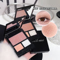 Sweet mint shimmer crystal eyeshadow palette - iridescent, earth tones, perfect for students, everyday commute, and light makeup