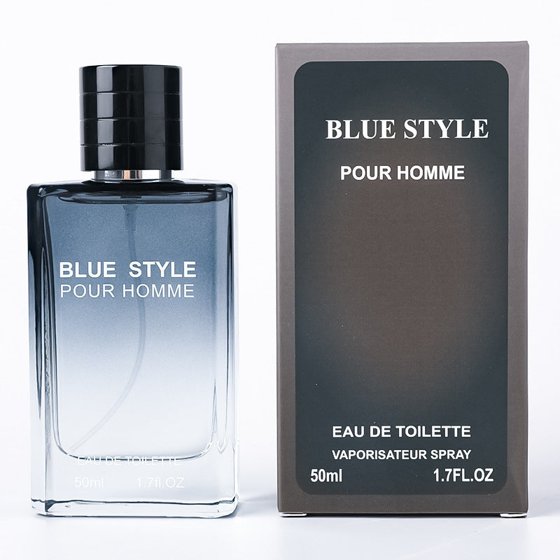 Fragrance wardrobe perfume men's long-lasting cologne woody aromatic blue wood fragrance men's perfume wholesale