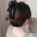 2024 new arrivalclassy plastic gripper imitation acetic acid black hair gripper large plate hair clip shark clip hair accessories for women