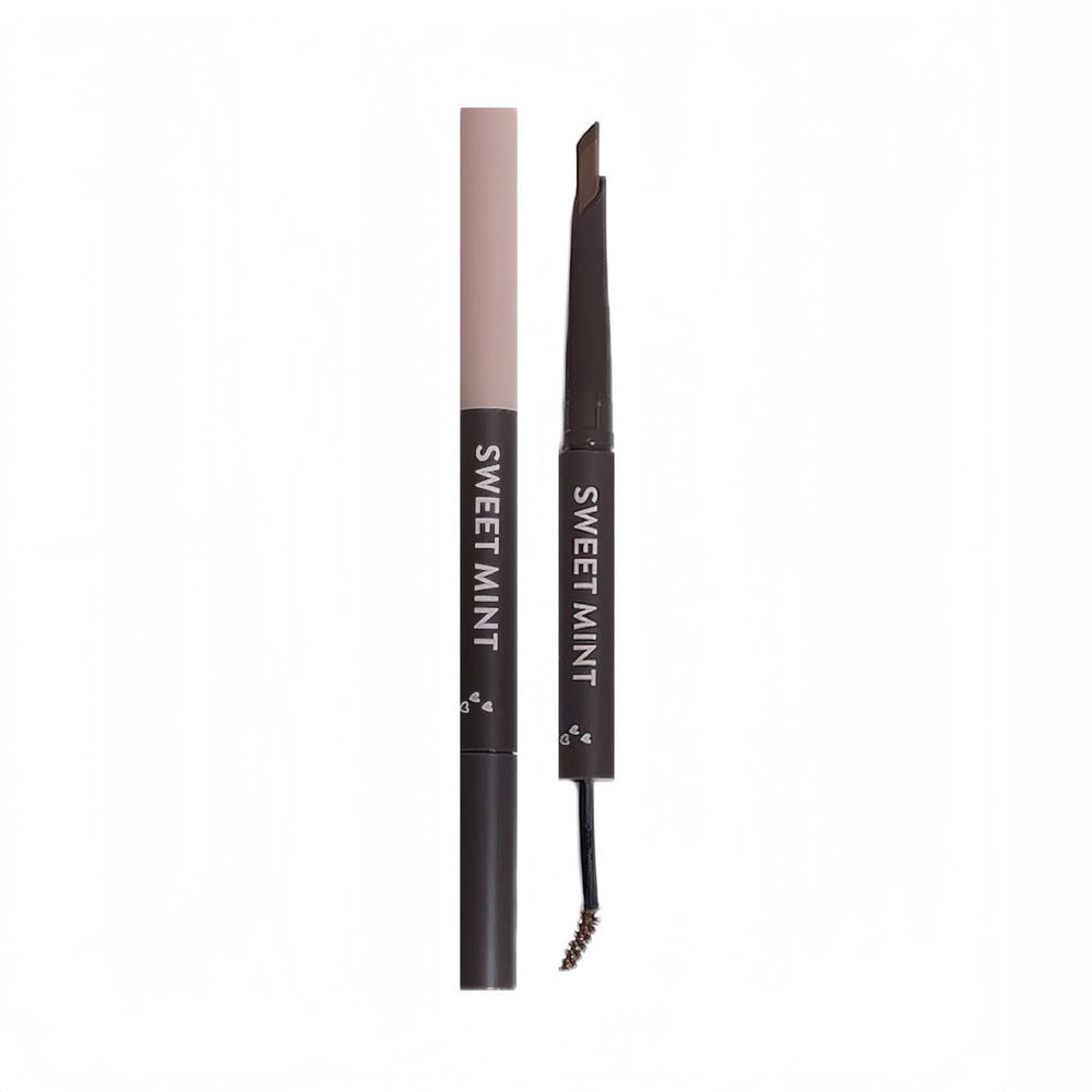 Sweet mint shaping eyebrow pencil and tint 2-in-1: waterproof, sweat-proof, natural, defined, and effortless "wild brow" look
