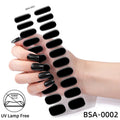 no-bake gel manicure stickers waterprooffashionpure color nail stickers no cure gel nail wraps