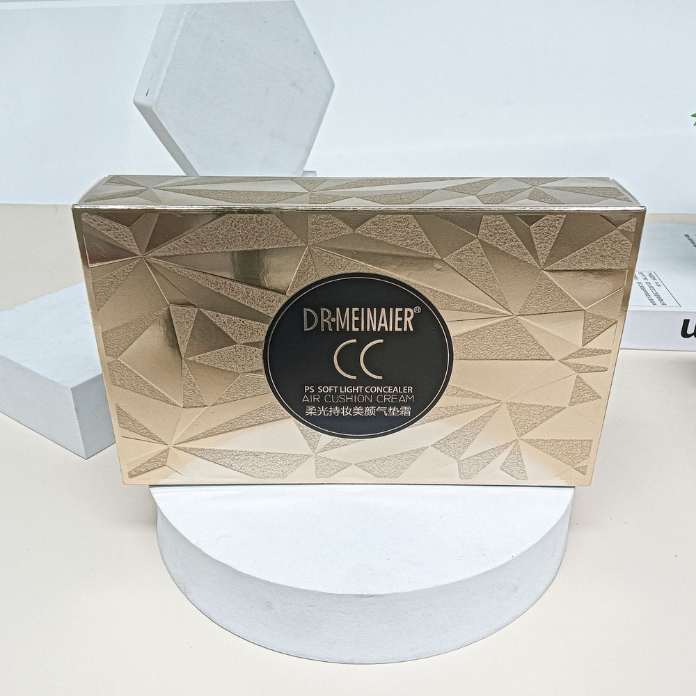 comfortable rejuvenating air cushion cc cream comes with a refill for long-lasting makeup, moisturizing, hydrating, concealer, nude makeup cream