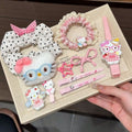 Cute glasses cat style suit festive red hair accessories headwear girl hairpin sweet hairpin hair accessories bows