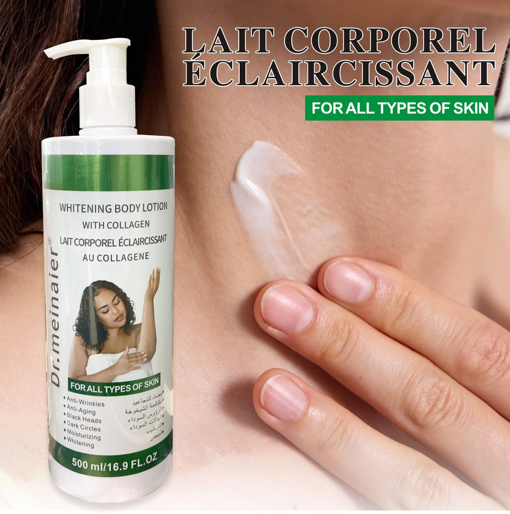 collagen body lotion 500ml - all english anti-wrinkle, hydrating, and moisturizing skin care cream - wholesale