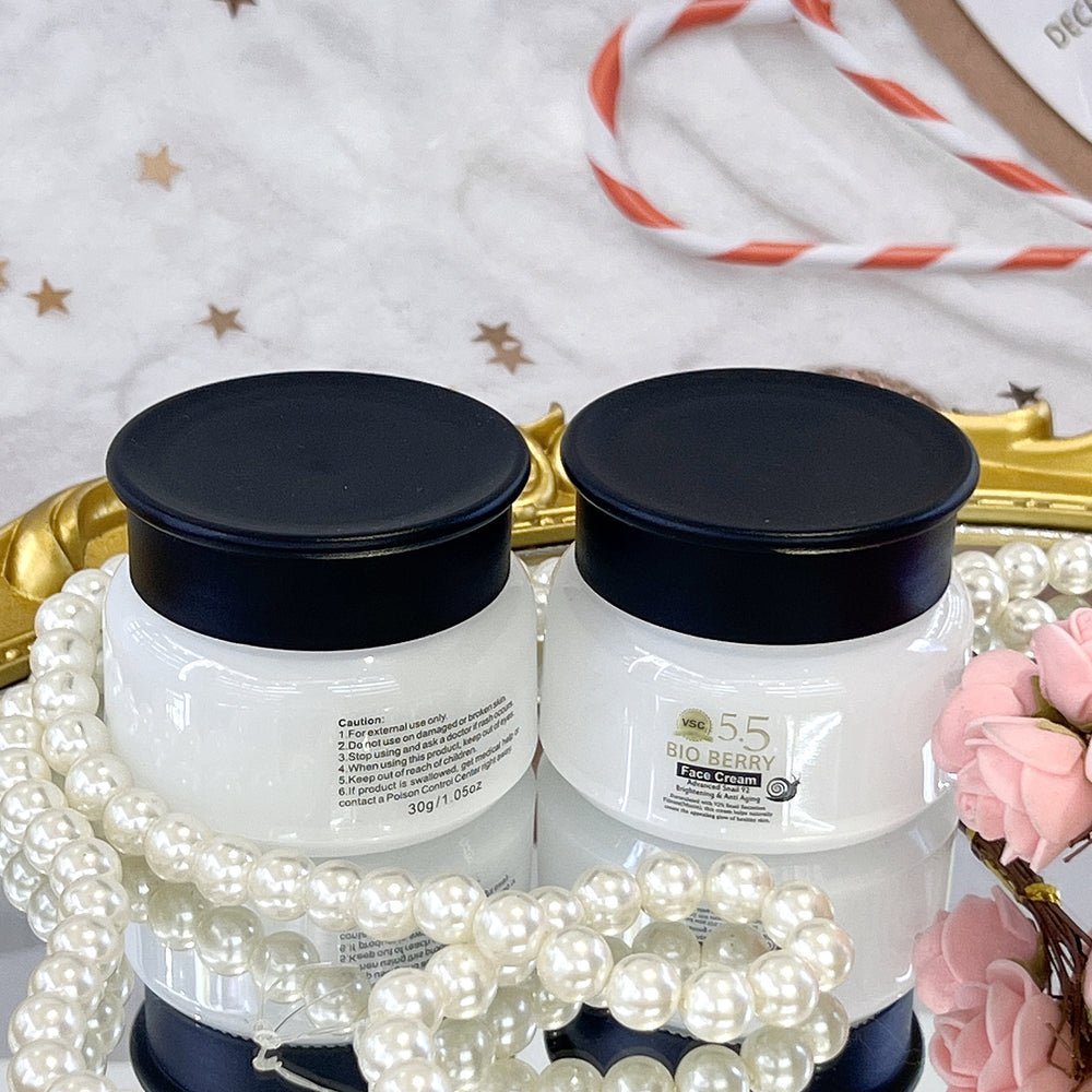 exclusive snail liquid facial cream 30g brightening, anti-aging, repairing and moisturizing cream bio berry5.5