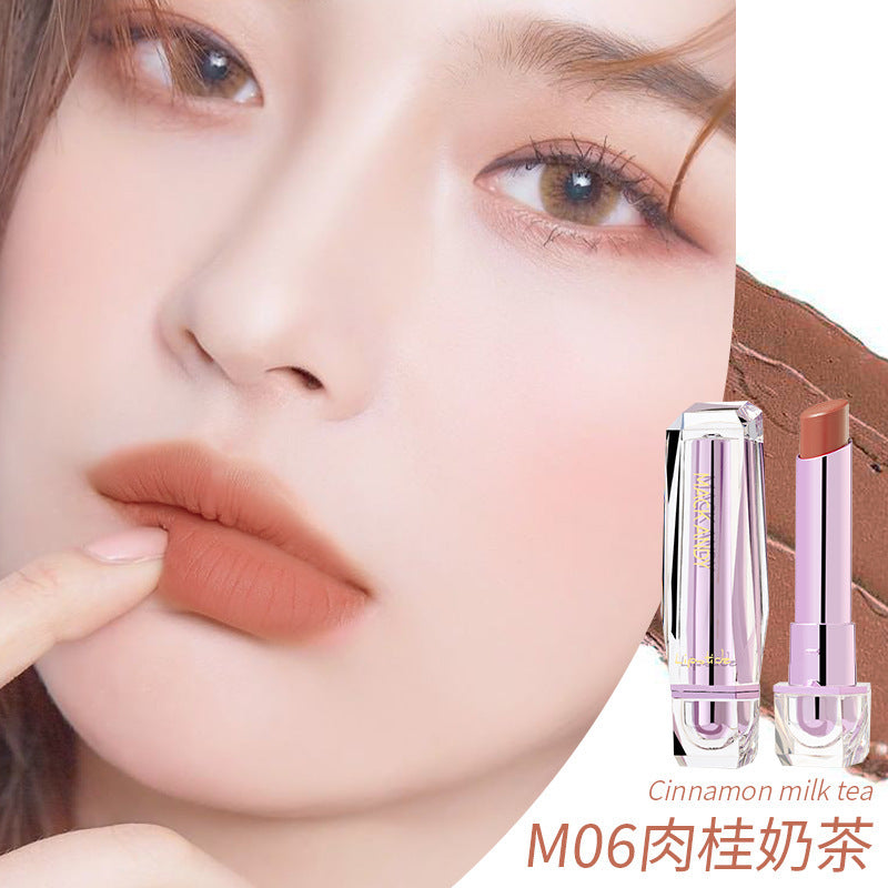 Marco andy kiss mist matte lipstick women's velvet matte matte lipstick that won't stain the cup and won't lose pigment