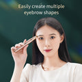 2-in-1 long-lasting electric eyelash curler - sunflower style electric eyelash curler & eyebrow/lip hair remover