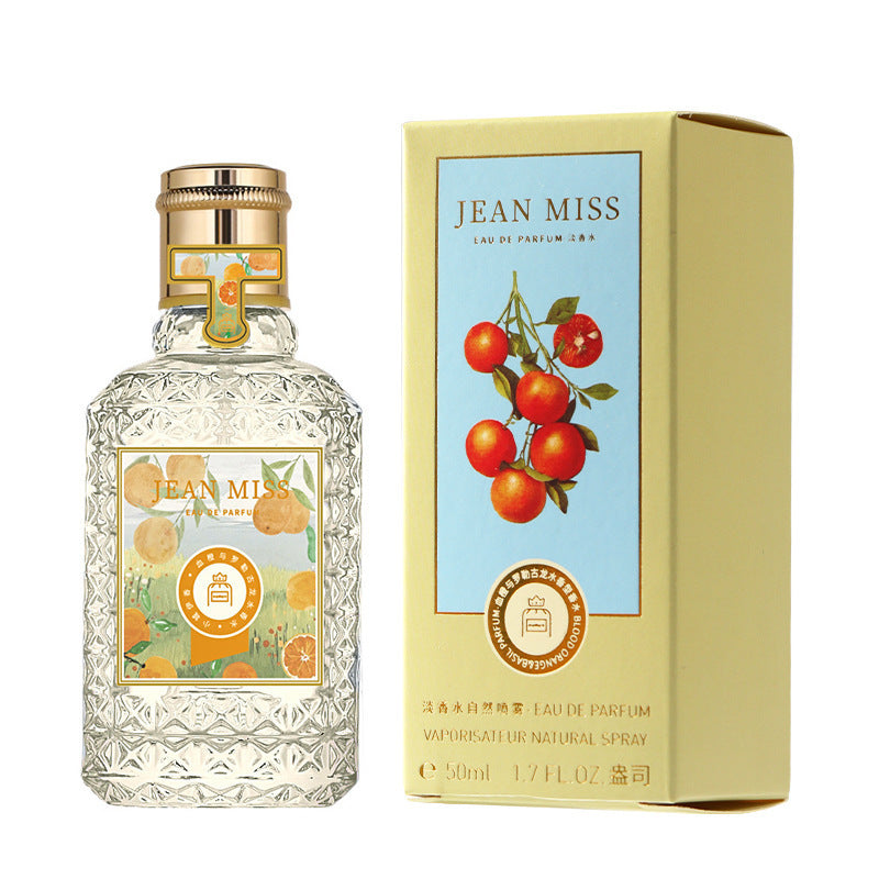 Lemon scented perfume for women, long-lasting eau de toilette, blood orange basil, original forest woody perfume for men, lychee scented perfume for students