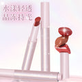 Novo glazed mirror solid lip gloss - hydrating, moisturizing, plumping, dewy, mirror finish, student-friendly, whitening, affordable lipstick