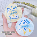 Jonbos marshmallow air cushion puff expands when exposed to water, can be used wet or dry, and does not eat powder makeup sponge