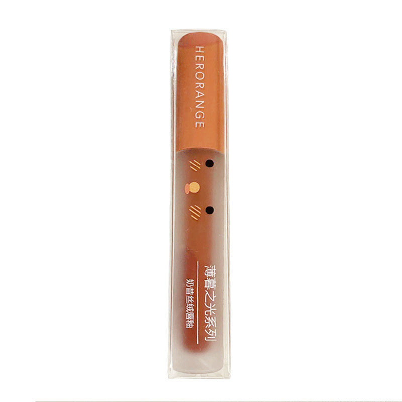 Herorange twilight milkshake velvet lip clay - matte, transfer-proof, and flattering for all skin tones