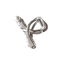 Metal cross pearl clip for women 2024 new arrivalclassy hair clip back of head medium shark clip hair headwear