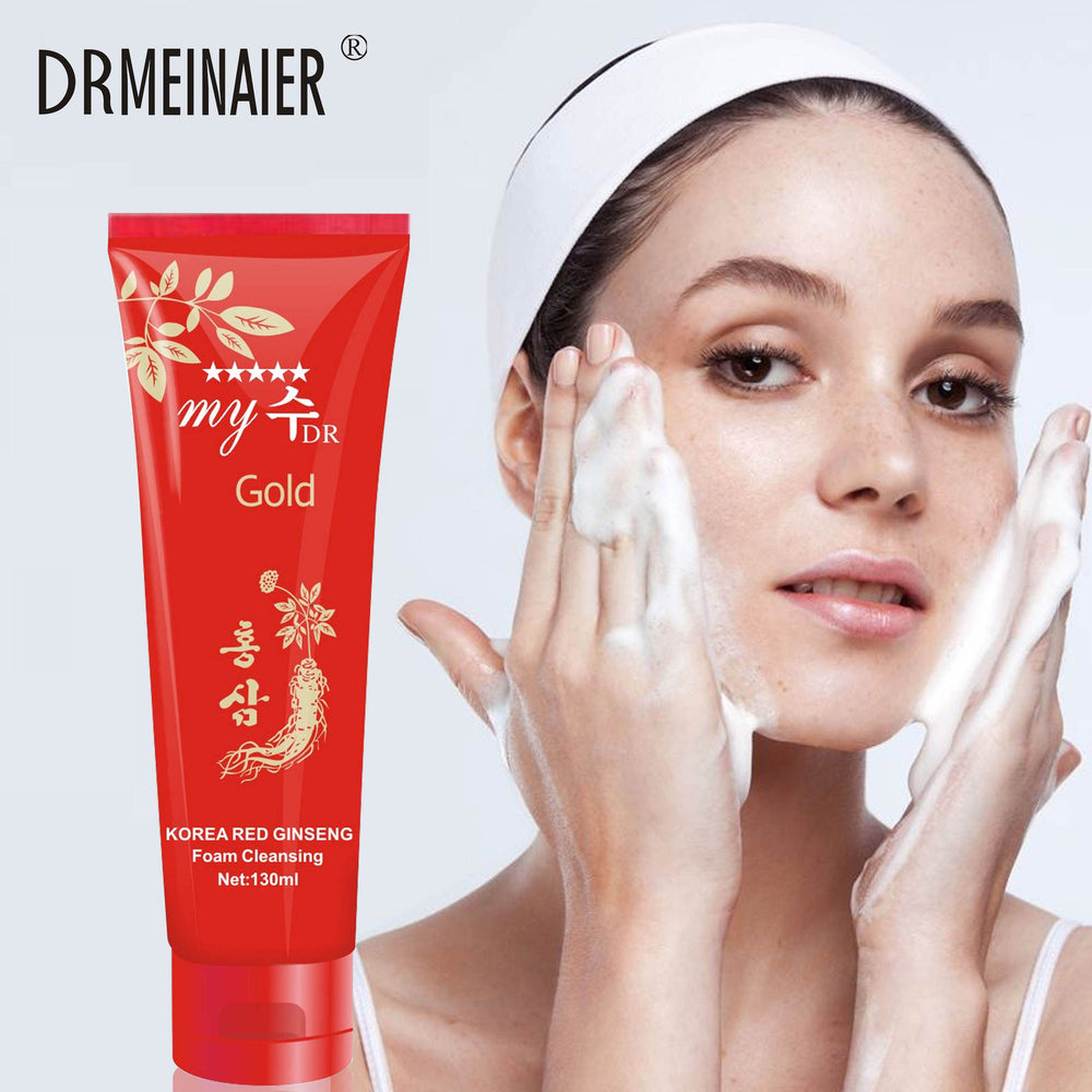 korean red ginseng facial cleanser - deep cleansing, hydrating, brightening, anti-acne, oil balancing - wholesale for export