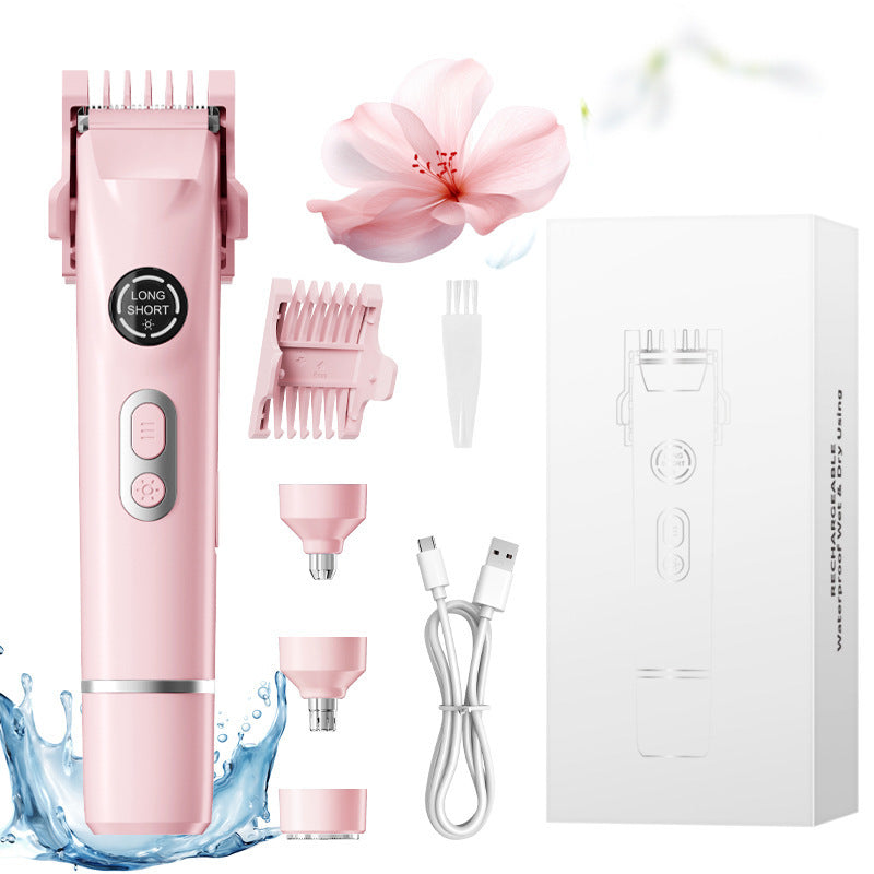 electric display hair removal device can be used for the whole body, private parts, armpit hair, nose hair, eyebrow hair trimming