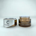 New cosmetic cream glass jar, 50g face cream container, sample travel refillable glass bottle, direct from manufacturer