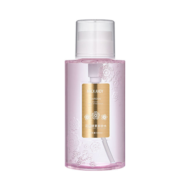 Marco andy garden enzyme makeup remover - 3-in-1 gentle, refreshing, and non-irritating cleanser for eyes, lips, and face. features a convenient pump dispenser