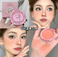 Gege bear gege bear stereo relief fog blush low saturation nature nude makeup single color blush palette
