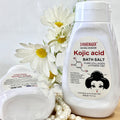 kojic acid collagen bath salt 400g - all-over brightening, exfoliating, and chicken skin treatment scrub - export quality