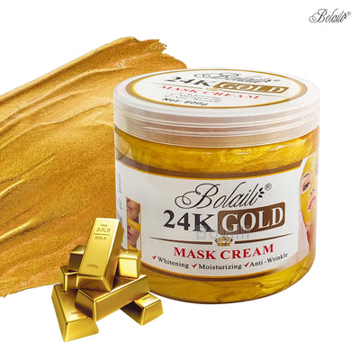 24k gold gel mask cream - hydrating, moisturizing, repairing, overnight mask - export cream 600g