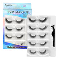 Glue-free self-adhesive false eyelashes for women nature temperature-sensitive black stem self-adhesive one-piece fashion baby straight eyelashes suit