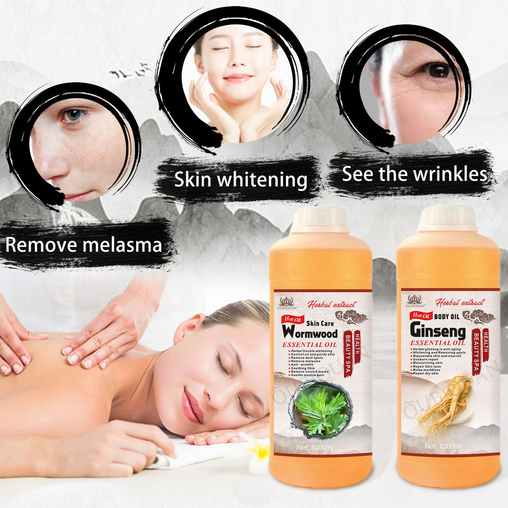 fever firming compound essential oil 1000ml body massage oil full body massage scraping oil old ginger essential oil