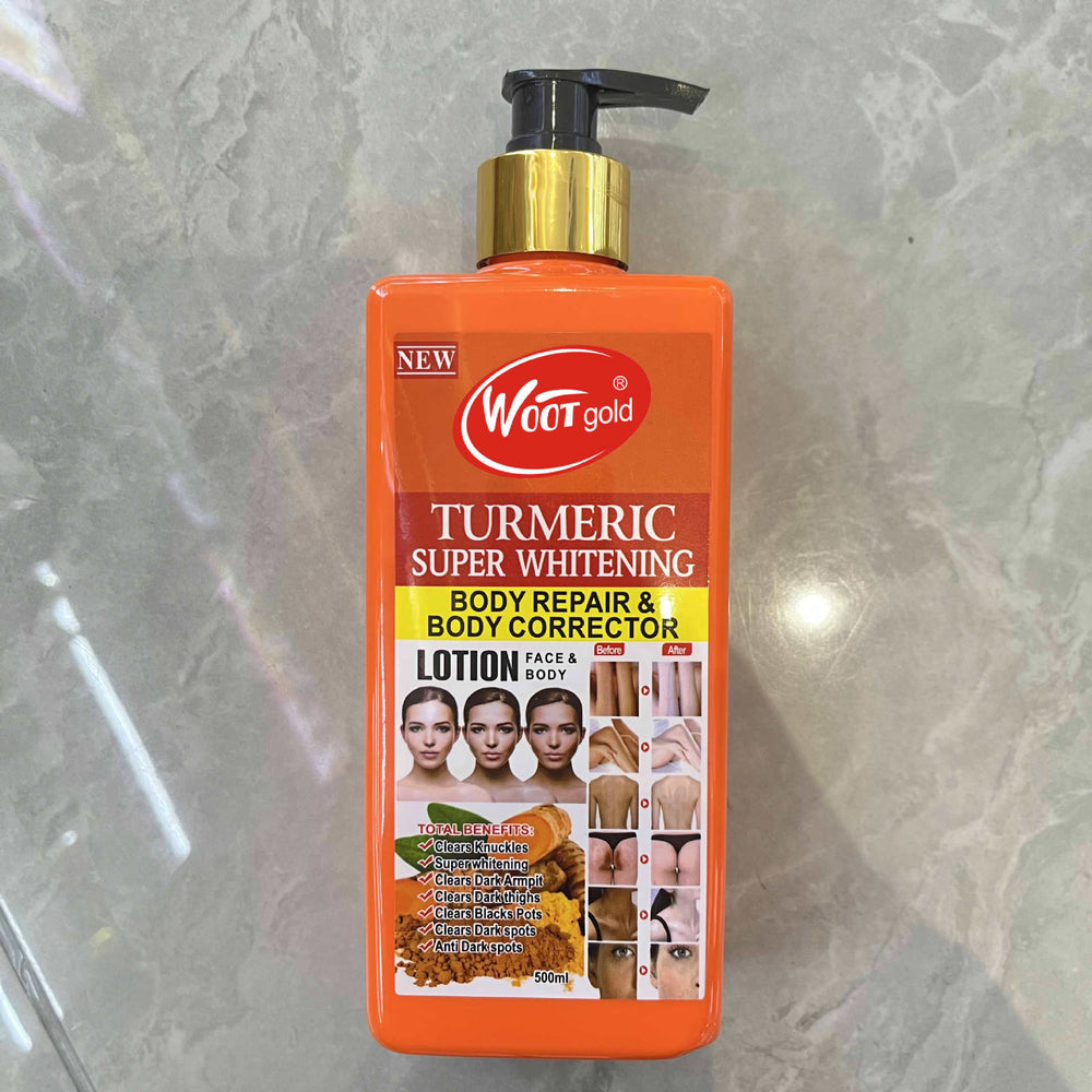 turmeric body lotion body lotion brightening, nourishing, firming and moisturizing lotion 500ml