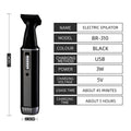 Four-in-one nose hair trimmer rechargeable shaver razor for men - electric body hair remover