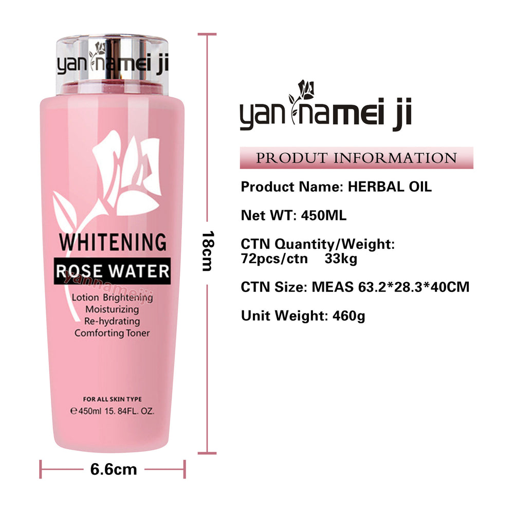 toner rose pink water moisturizing, brightening, hydrating, oil-controlling and repairing essence rose water