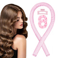 Heatless sleeping curling iron - damage-free hair curling tool with hair clips & hair tie set - big wave style [private label & dropshipping available]