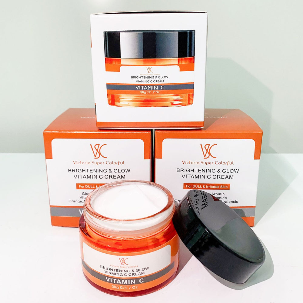vc cream brightening skin tone moisturizing vitamin c cream vitamin vc cream export factory wholesale 50g