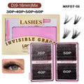 Mxf07-01 eyelash book color box set-30.40.50.60px10 rows)