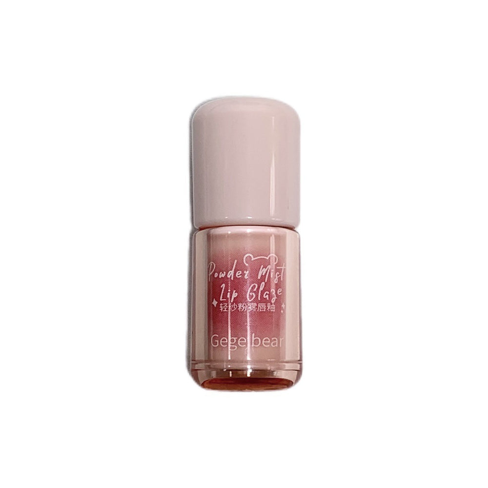 Gege bear gege bear light gauze pink mist lip glaze velvet matte matte fall and winter whitening non-stick cup lipstick