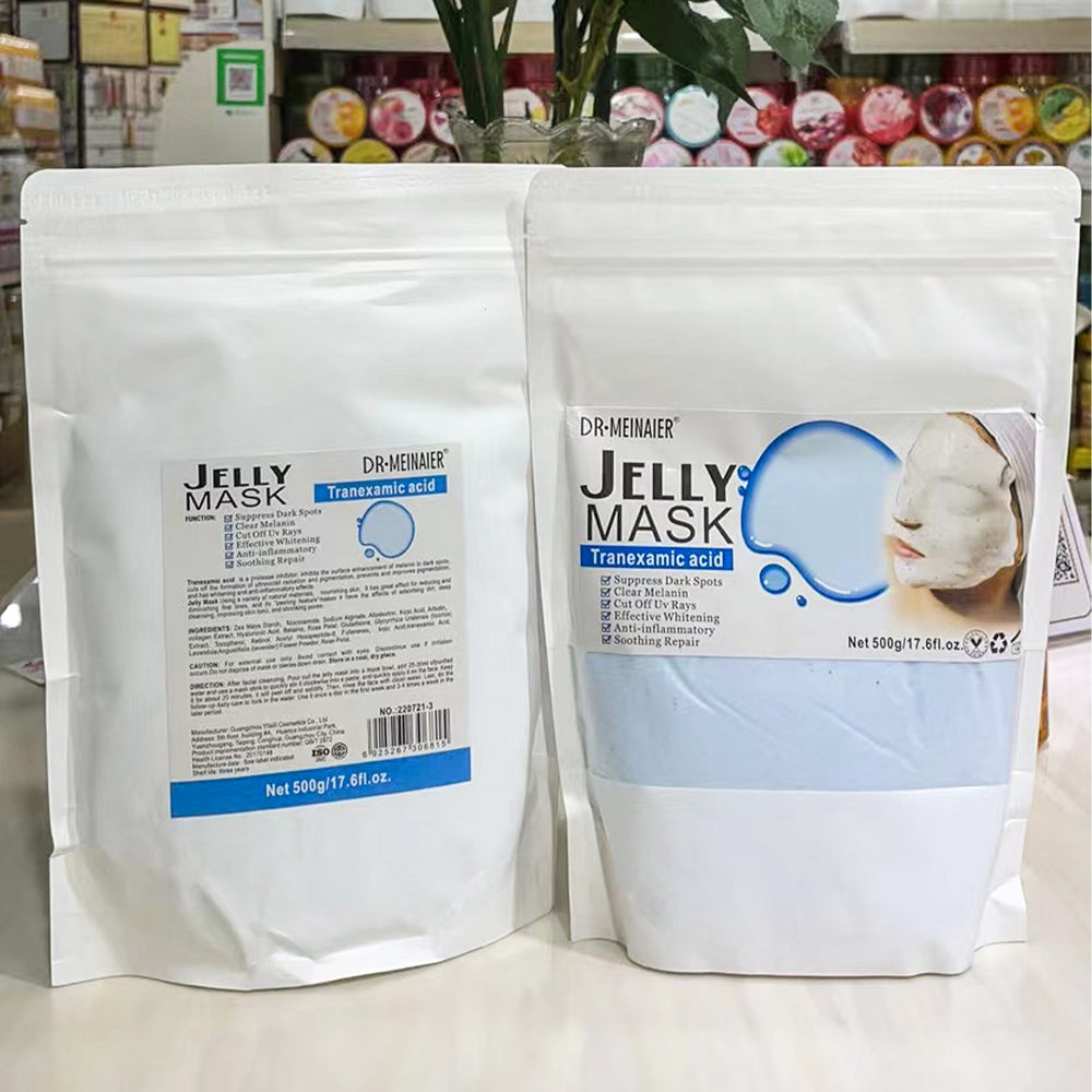 exclusive collagen crystal petal mask powder hydrating and moisturizing jelly soft mask powder 500g foreign trade wholesale