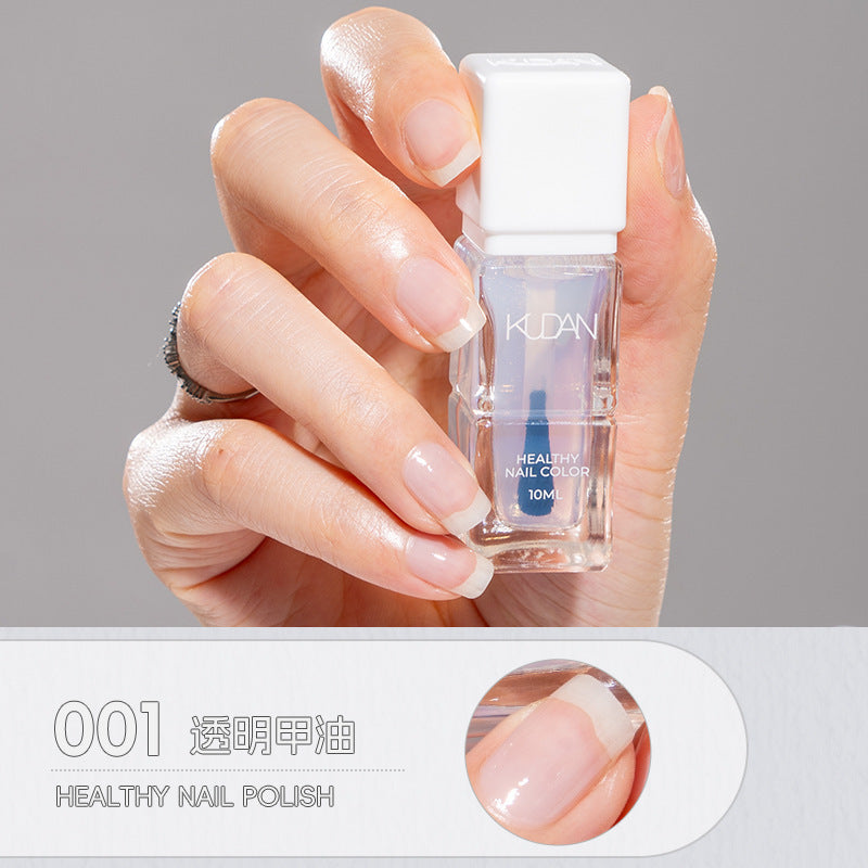 Kudan peel-off water-based nail polish - no bake, long-lasting, quick-drying, 10ml, lightly scented, nail care & protection
