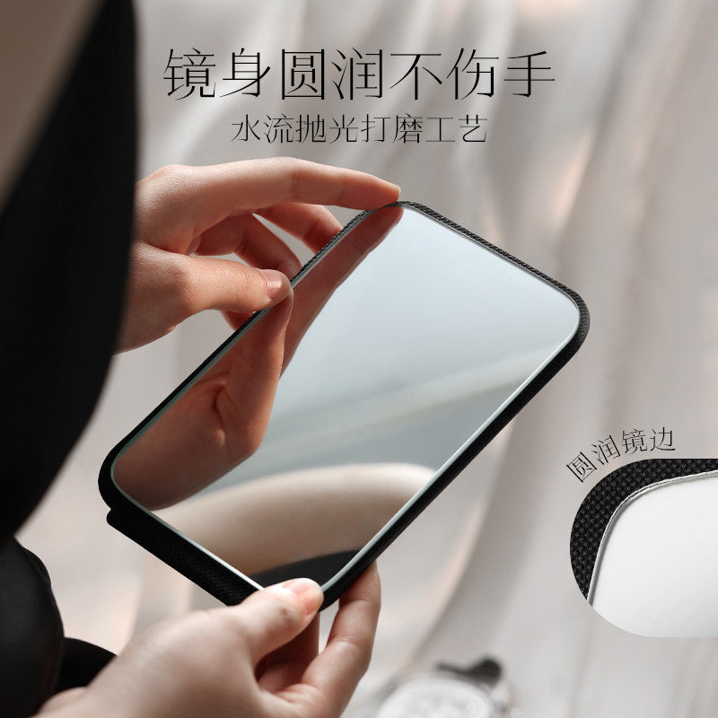 Foldable desktop makeup mirror - portable, compact, and perfect for on-the-go use. ideal for dorm rooms, home, or travel