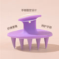 Silicone scalp massager shampoo brush - gentle scalp cleansing comb - in stock