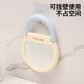 Girly heart handle bag mirror student dormitory can stand dressing mirror desktop beauty princess mirror desktop makeup mirror