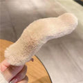 Plush duckbill clip light brown-13cm