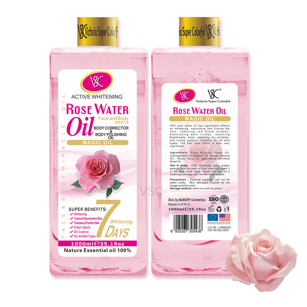 arbutin essential oil 1000ml skin care body rosehip oil snail repair body oil factory wholesale