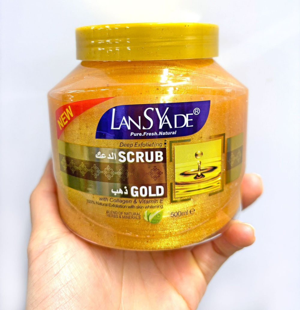 24k gold scrub 500g - deep cleansing, nourishing, and firming gold mask cream - wholesale for export