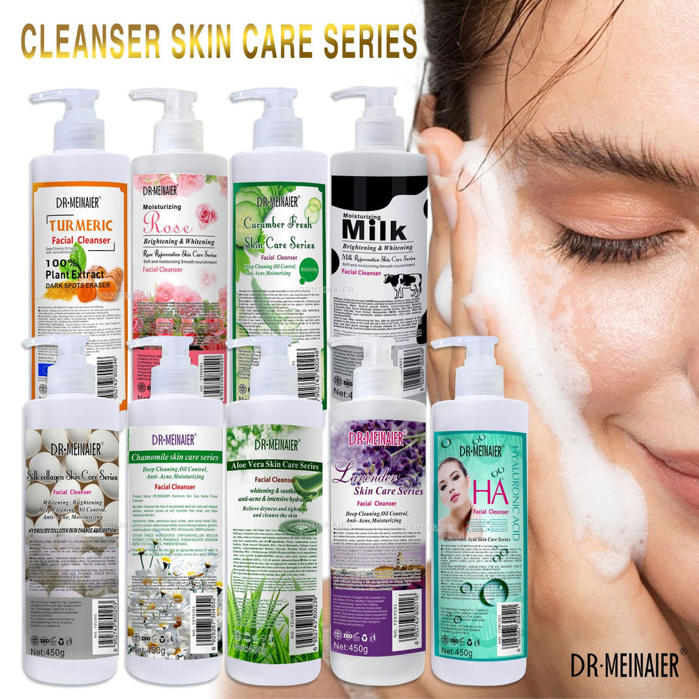 export english facial cleanser - skin care, moisturizing, oil control, blackhead removal, deep cleansing foaming cleanser 450g