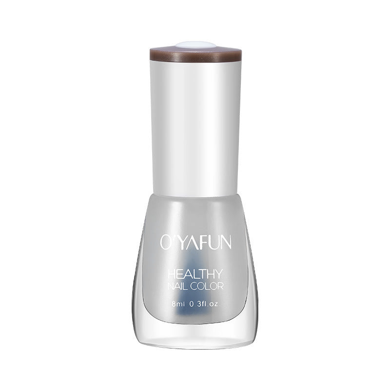 New ouyafei water-based nail polish, no baking required, quick-drying, peelable, 8ml, student-friendly clear top coat, wholesale