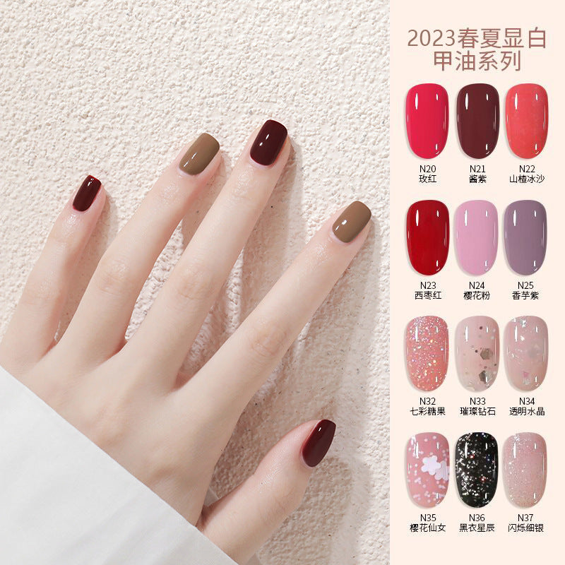 Kudan water-based nail polish 10ml - no bake, long-lasting, peel-off, clear base coat - wholesale from manufacturer